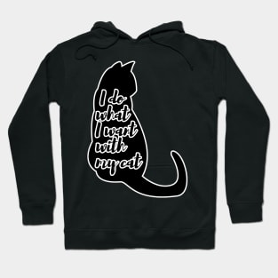 I do what I want with my cat Hoodie